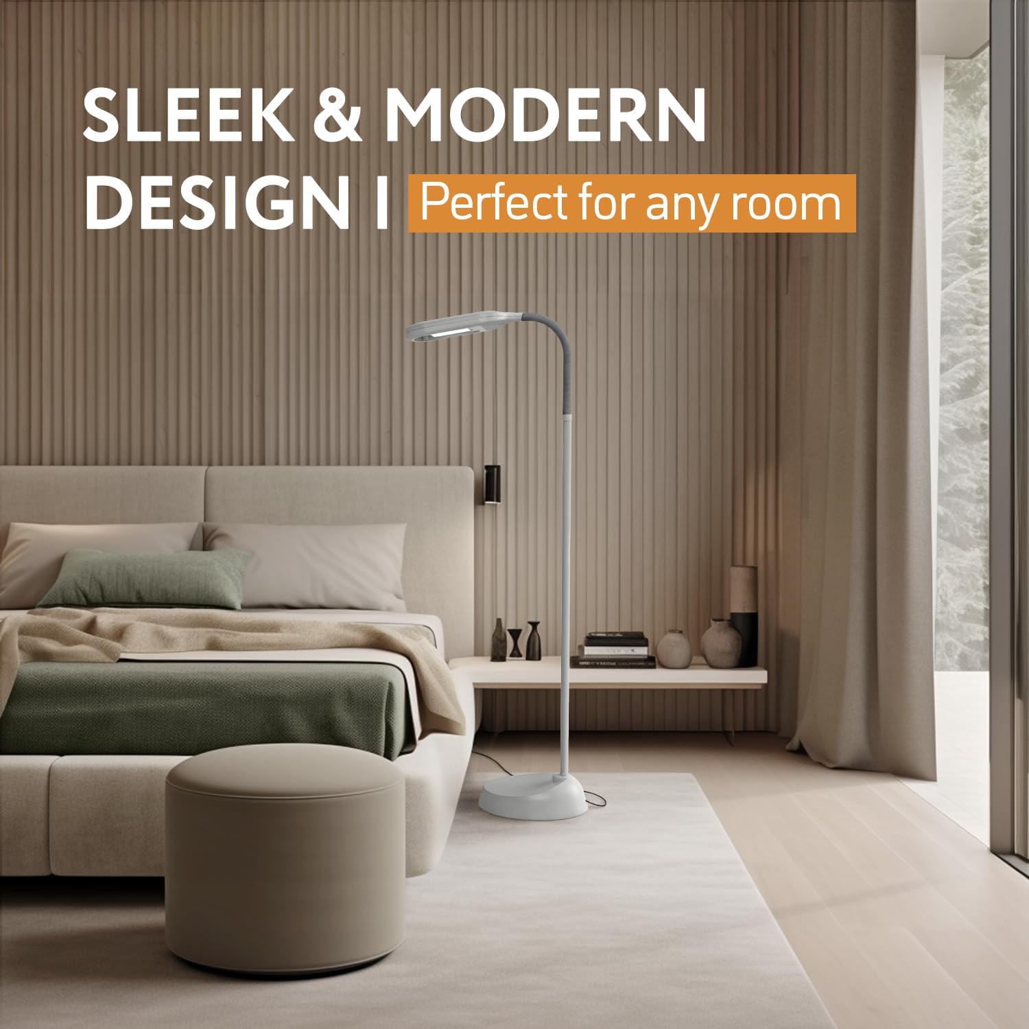 Thumbnail 4 de Kenley Daylight Lamp reading floor lamp