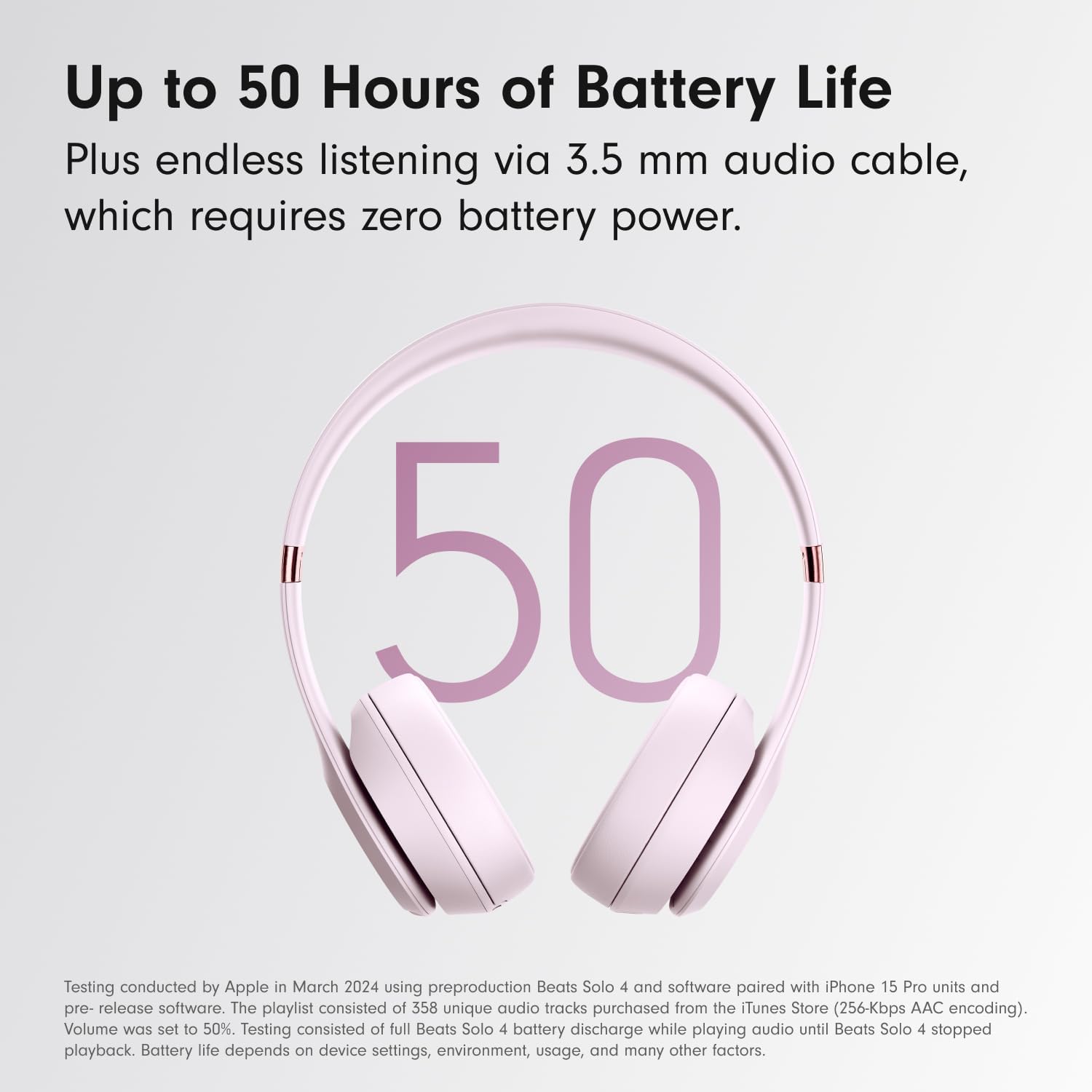 Detalle 1 de Beats Wireless On-Ear Headphones, 50-Hour Battery Life