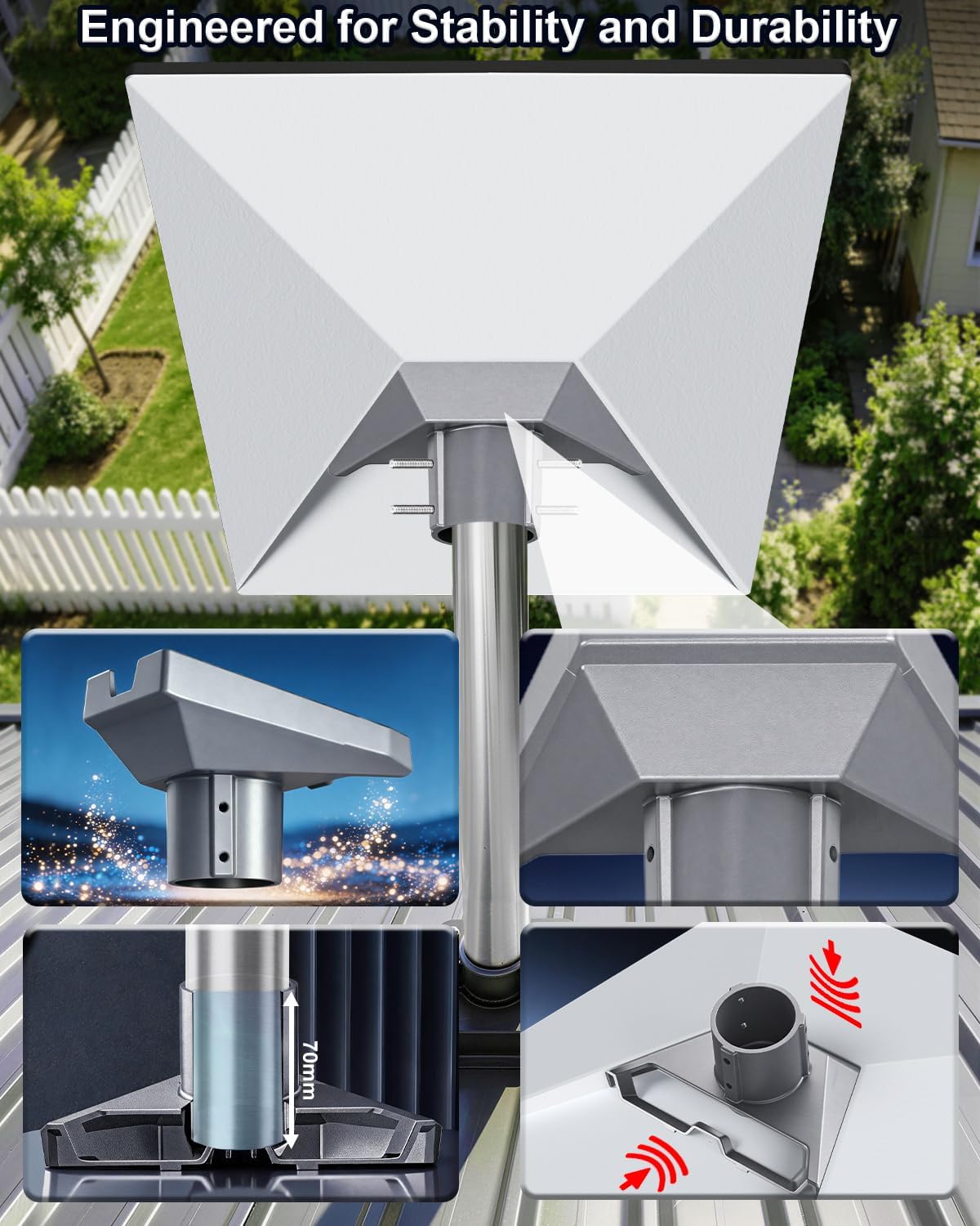 Thumbnail 6 de NovaKits Starlink Gen 3 Pipe Adapter 70mm