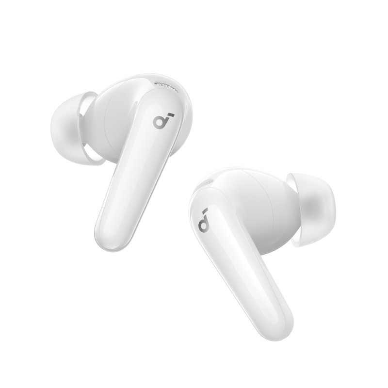 Detalle 2 de Soundcore R60I NC: auriculares inalámbricos con cancelación de ruido y IP55 en blanco