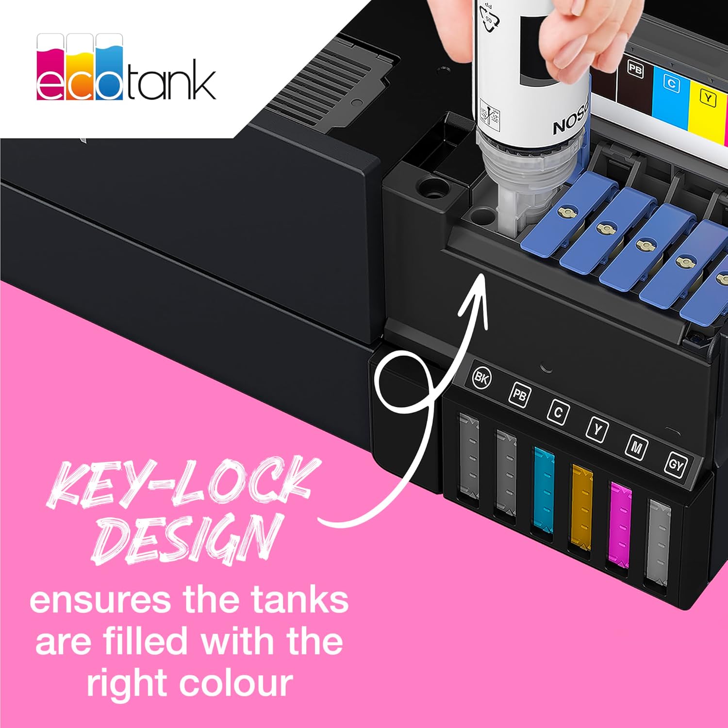 Thumbnail 4 de EPSON 114 EcoTank Yellow 70ml ink bottle