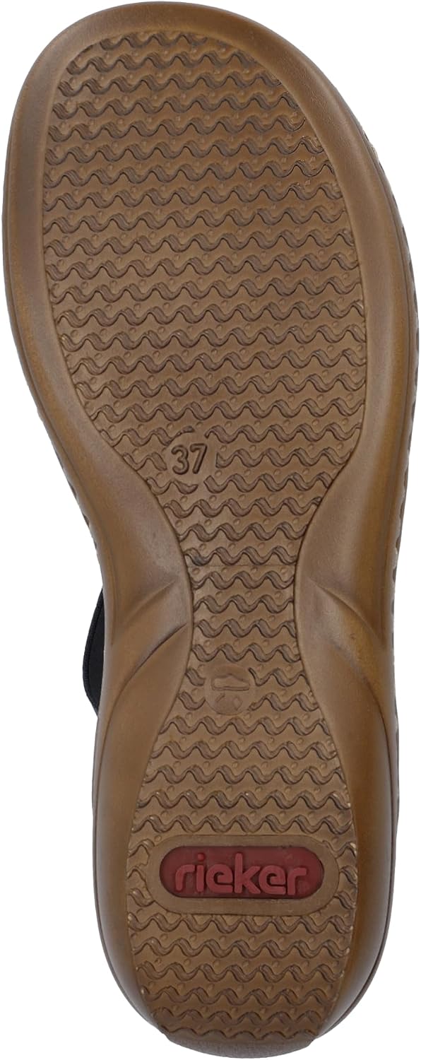 Detalle 2 de Rieker 608g9-45 Sandales Bout fermé Femme