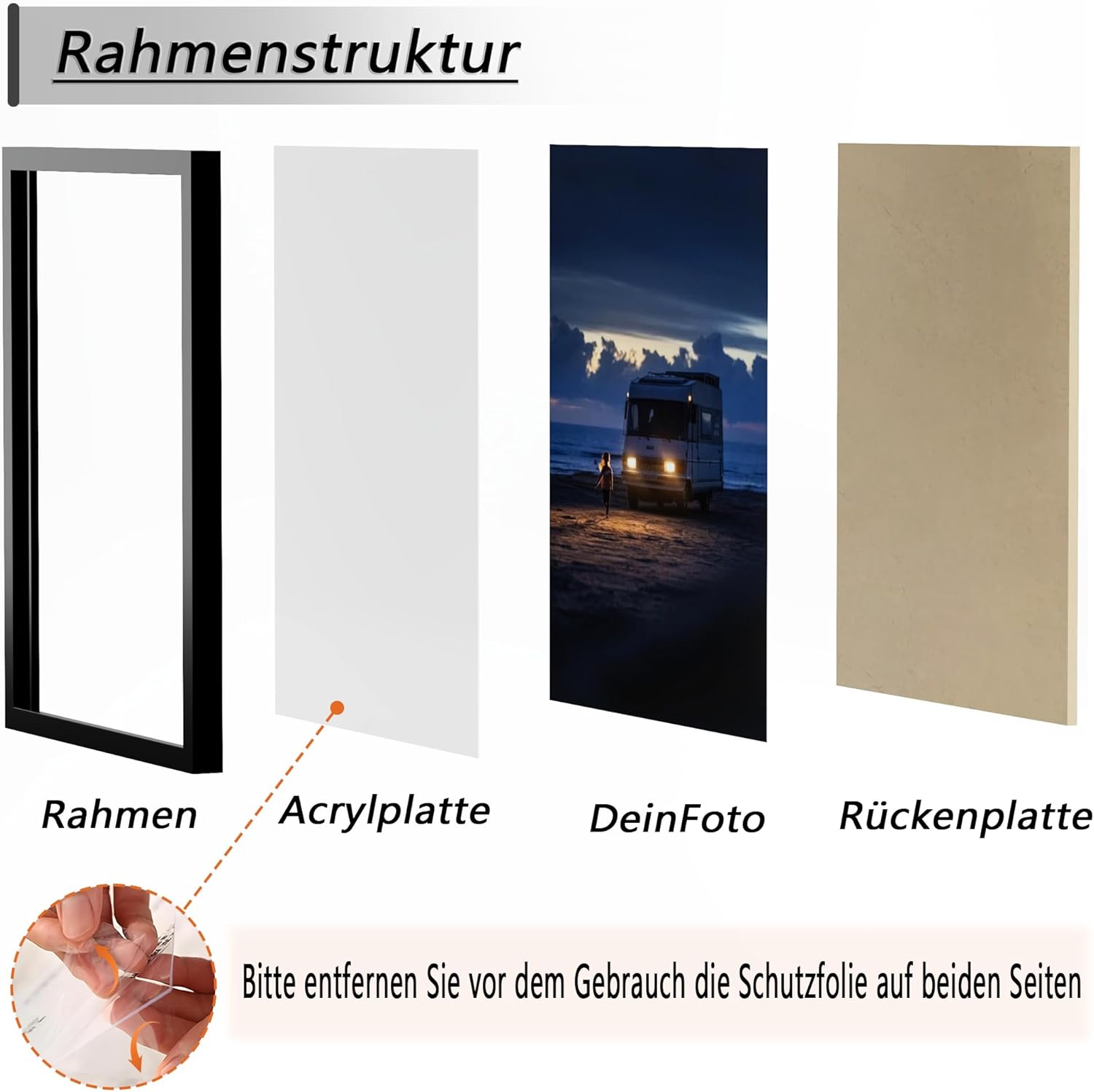 Thumbnail 2 de Tinkeps Bilderrahmen 50 x 70 cm 3er Set