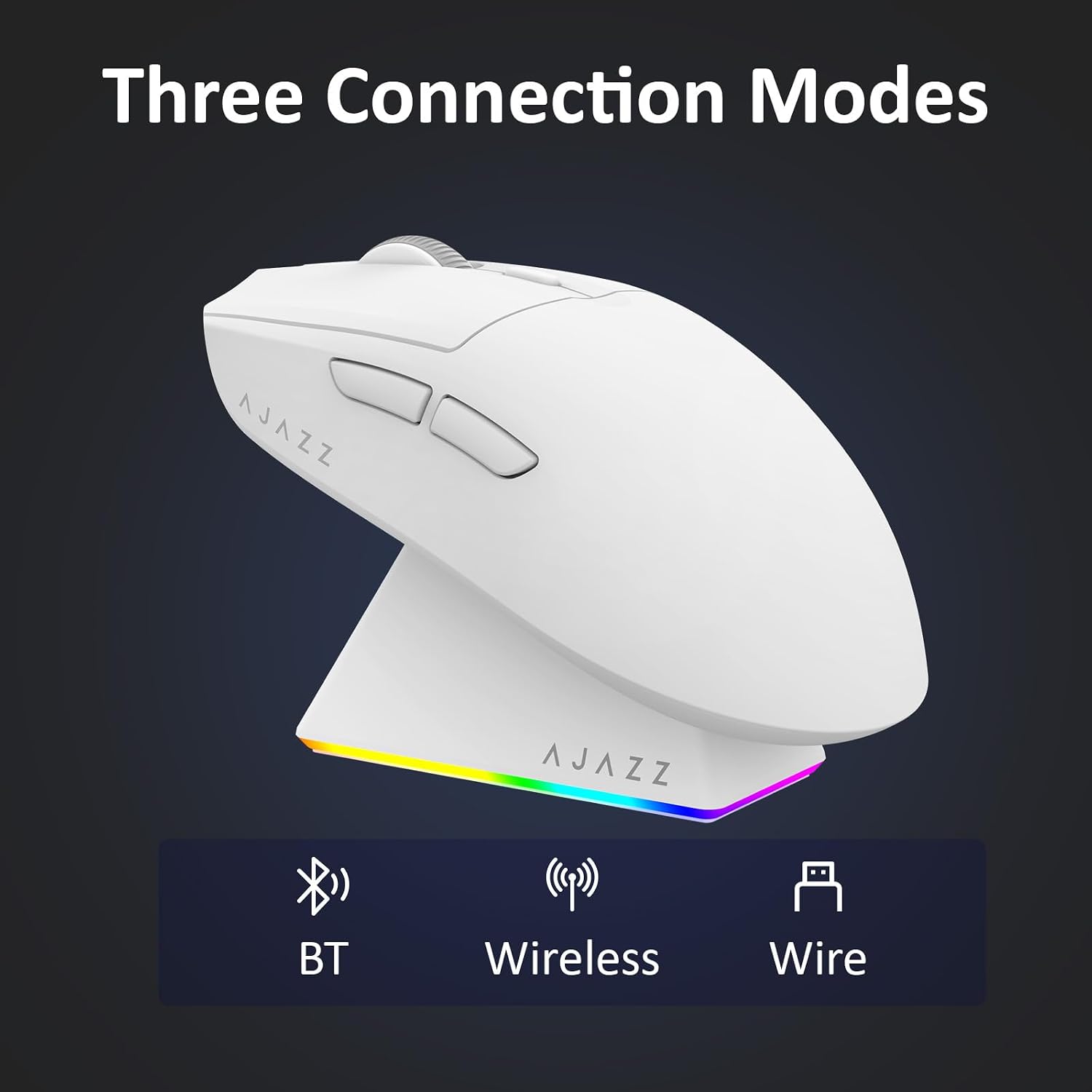 Thumbnail 3 de AJAZZ AJ139 V2 MC Wireless Gaming Mouse with RGB Charging Dock