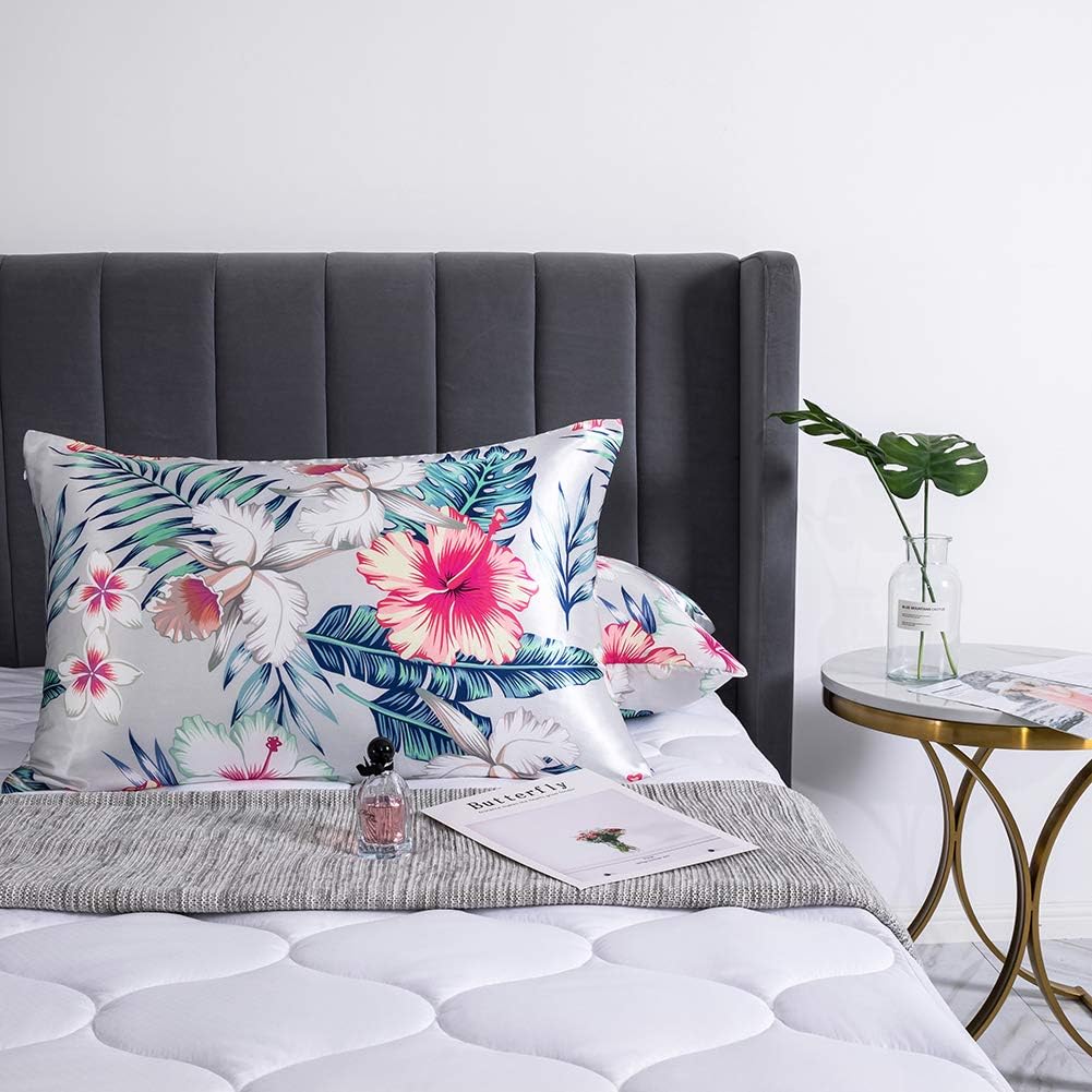 Detalle 2 de Silk satin pillowcases 2 pack, 50x75 cm