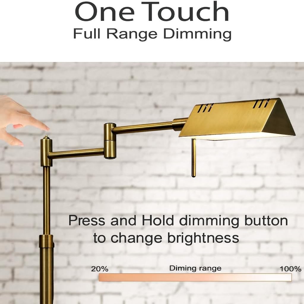 Detalle de O’Bright Dimmable LED Pharmacy Floor Lamp 12W