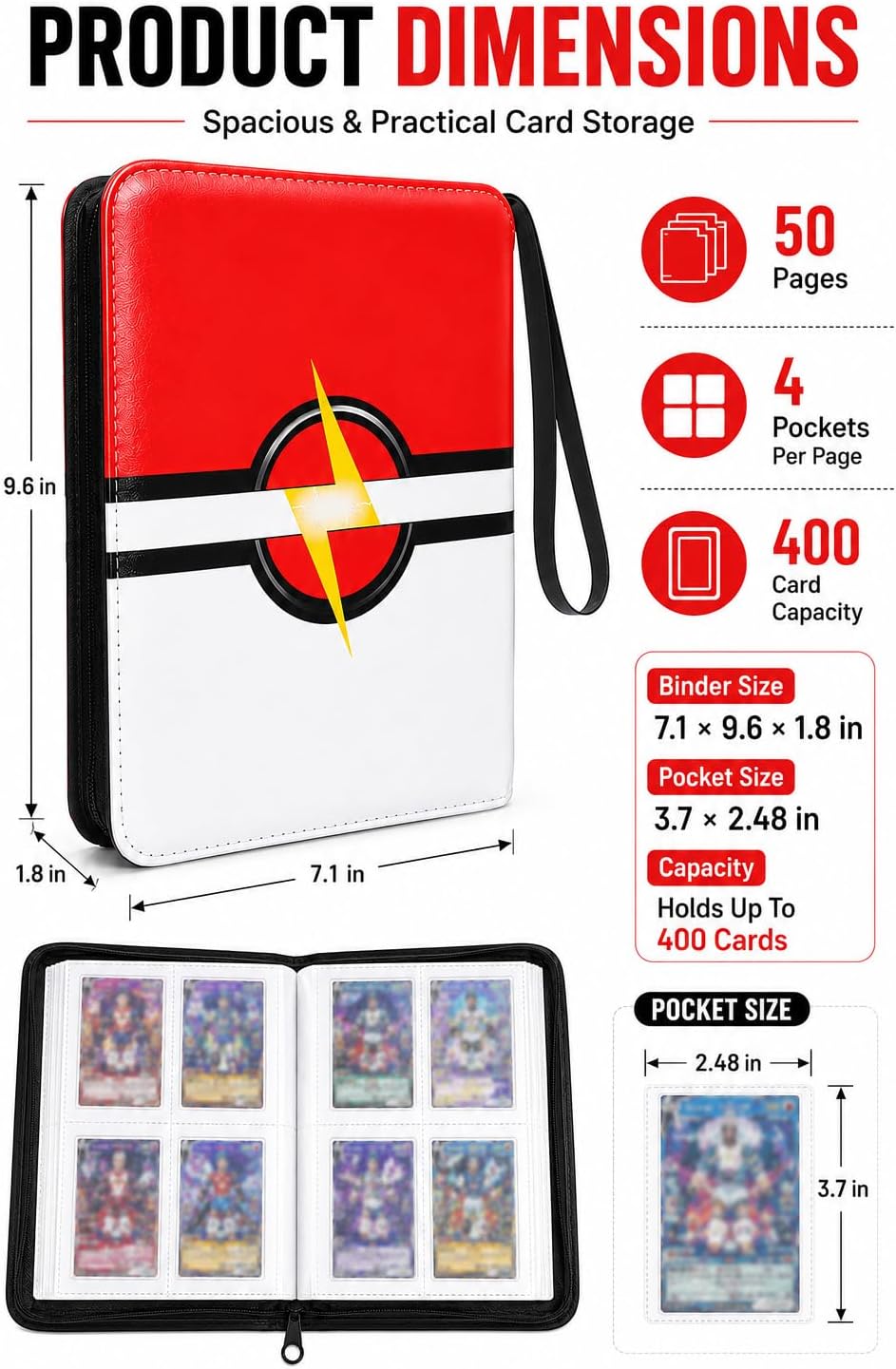 Detalle 2 de Fweel Trading Card Binder