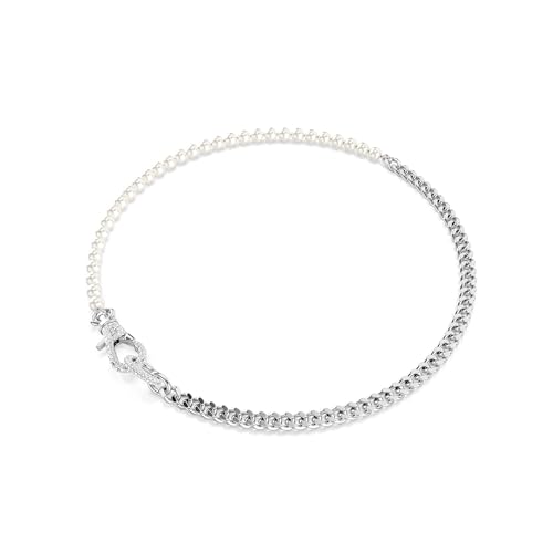 Detalle 2 de Swarovski Dextera Collar pavé con perla blanca 💍