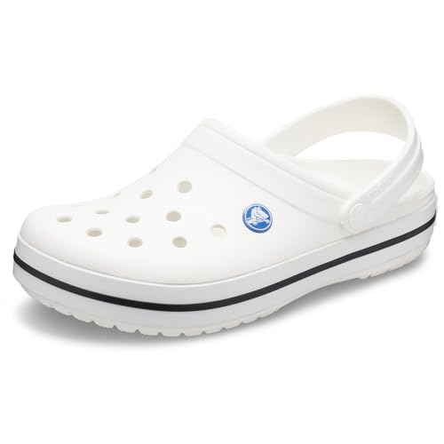 Detalle de Crocs Unisex Crocband Clogs – White (UK 3 Men / 4 Women)