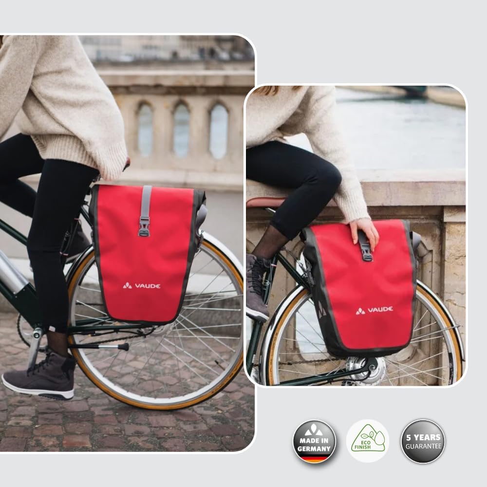 Thumbnail 2 de VAUDE Aqua Back Single Hinterradtasche für Gepäckträger mit 24 l – wasserdicht, schnelle Montage (QMR 2.0)