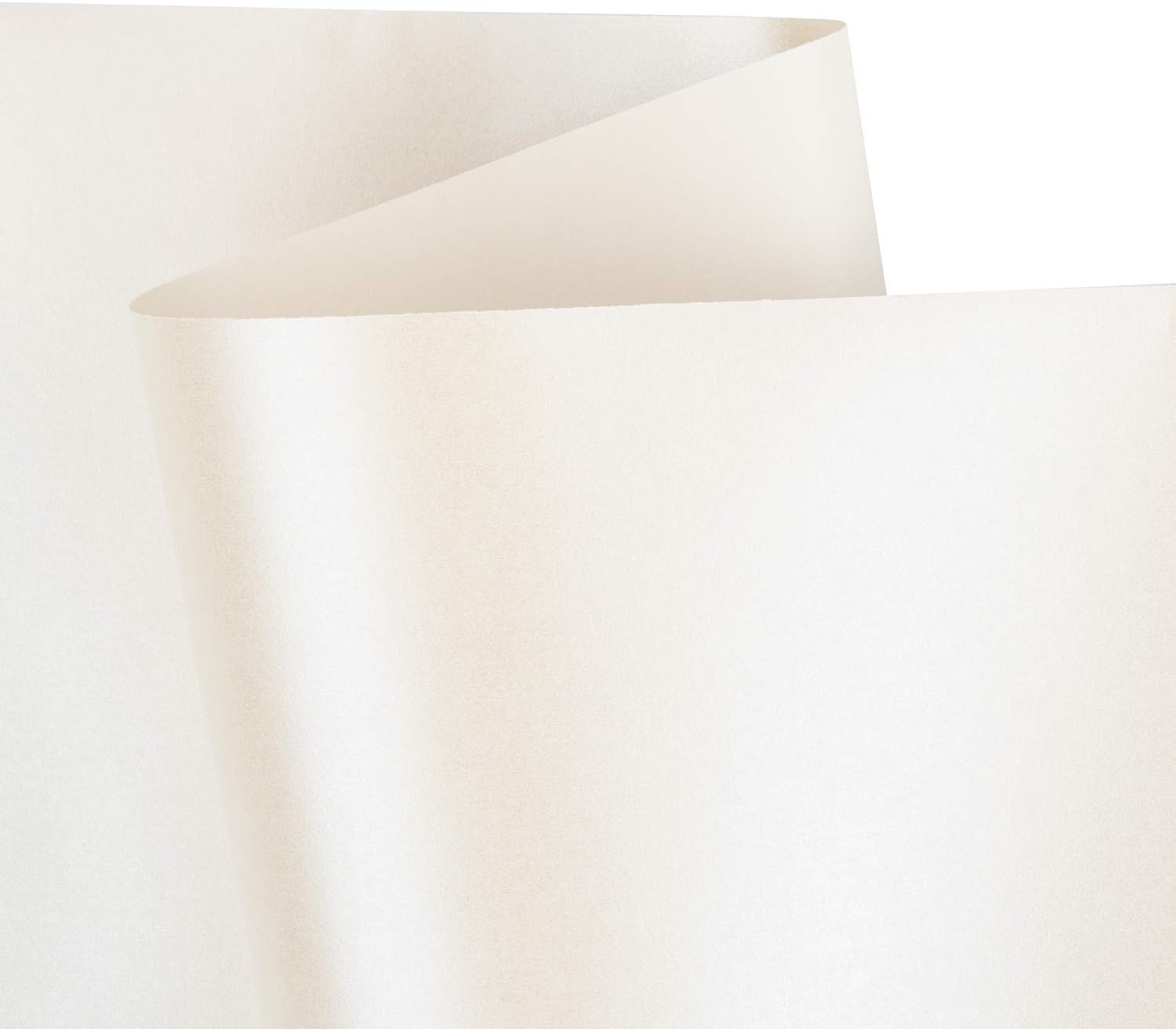 Detalle de RUSPEPA Off White Matte Wrapping Paper - 81.5 Sq Ft, 30in x 32.8ft, Pearly-Lustre Finish