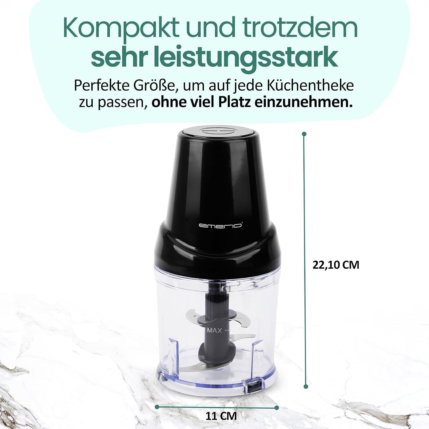 Thumbnail 6 de EMERIO Zerkleinerer 400 W mit 500 ml