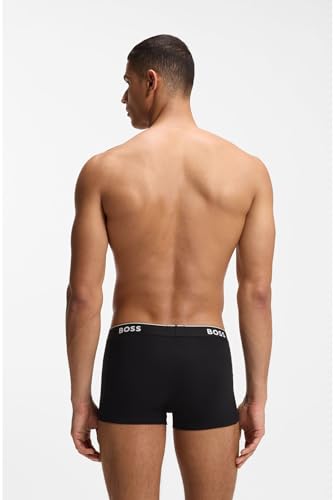 Detalle de BOSS Trunk 3P Power Caleçon Boxeur – Assorted Pre-pack999, S Homme