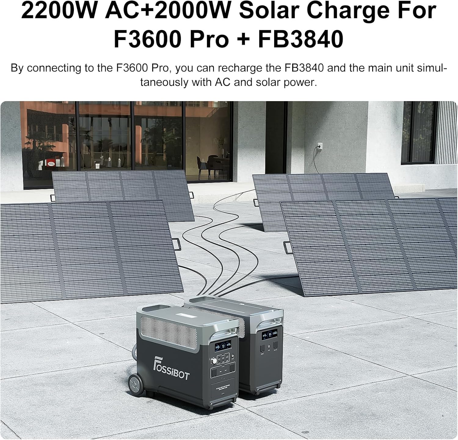 Thumbnail 7 de FOSSiBOT F3600 Pro 🌞 Estación de Energía Portátil 3840 Wh