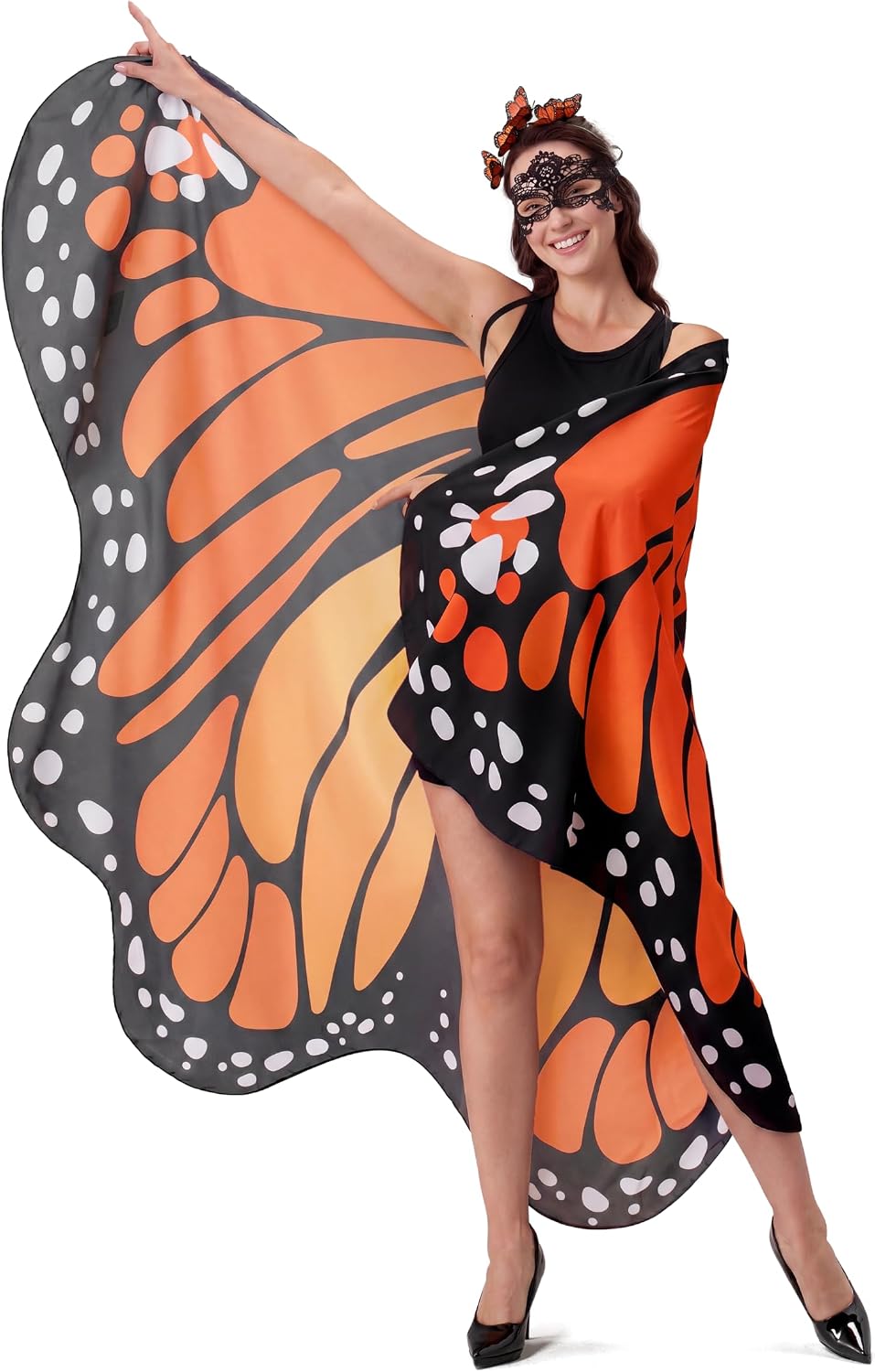Detalle 1 de Spooktacular Creations Butterfly Costume, Chiffon