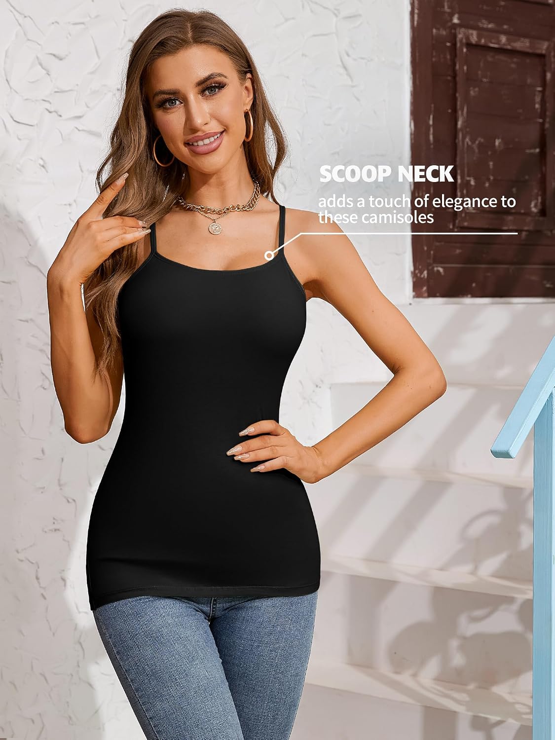 Thumbnail 5 de ATTRACO 3-Pack Cotton Camisoles Shelf Bra