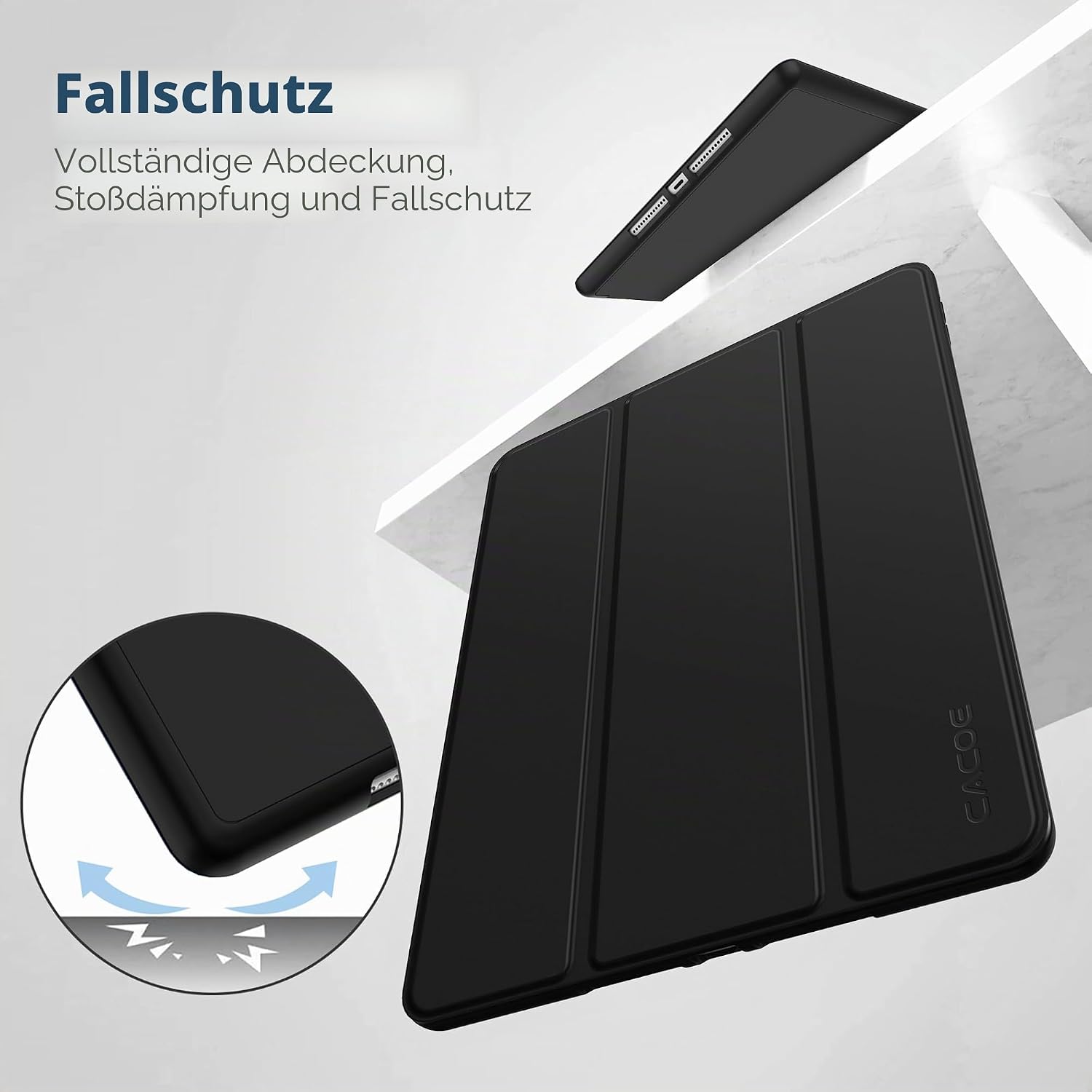 Thumbnail 4 de CACOE Hülle für iPad 10,2" (7.–9. Gen) TPU-Schutzhülle