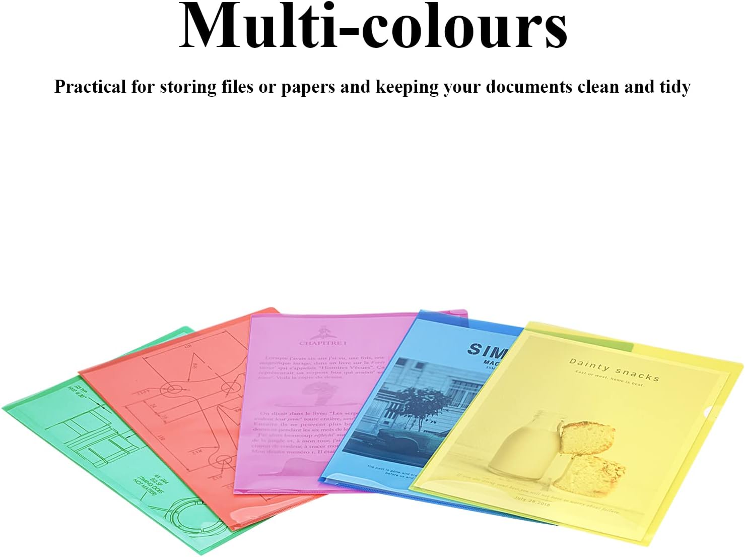 Thumbnail 5 de ZCZN Cartellina Portadocumenti 42 pezzi 📁