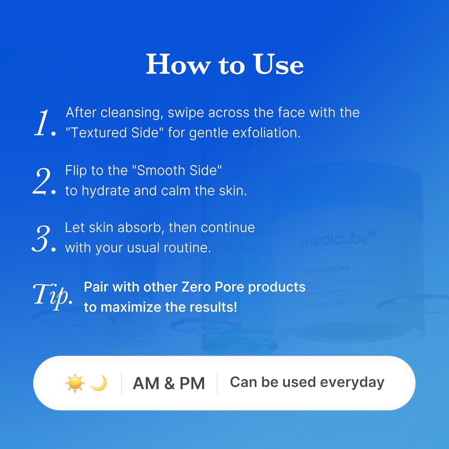 Thumbnail 6 de medicube Zero Pore Pad 2.0 Facial Pads