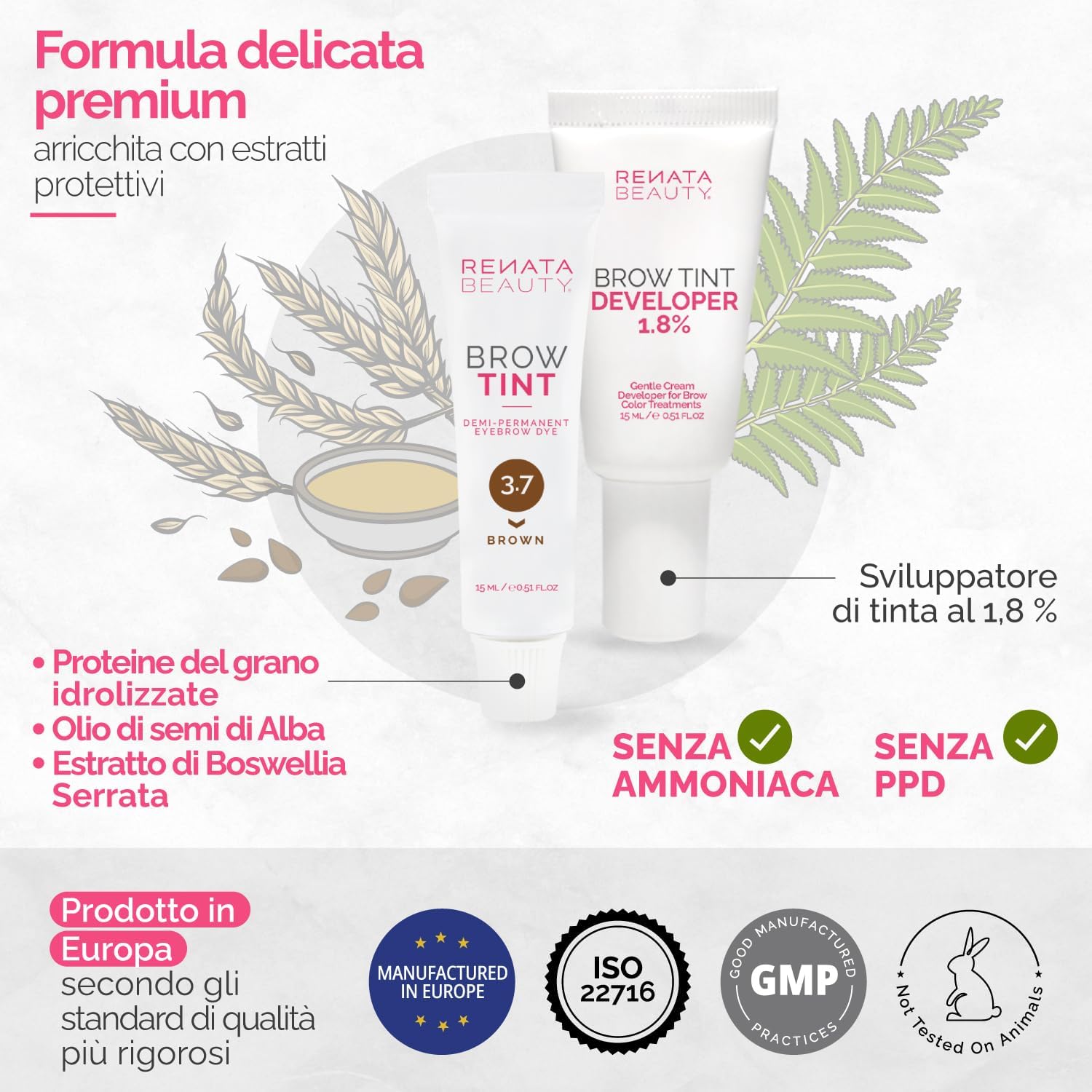 Detalle de Renata Beauty Kit Tinta Sopracciglia 30 usi 🎨