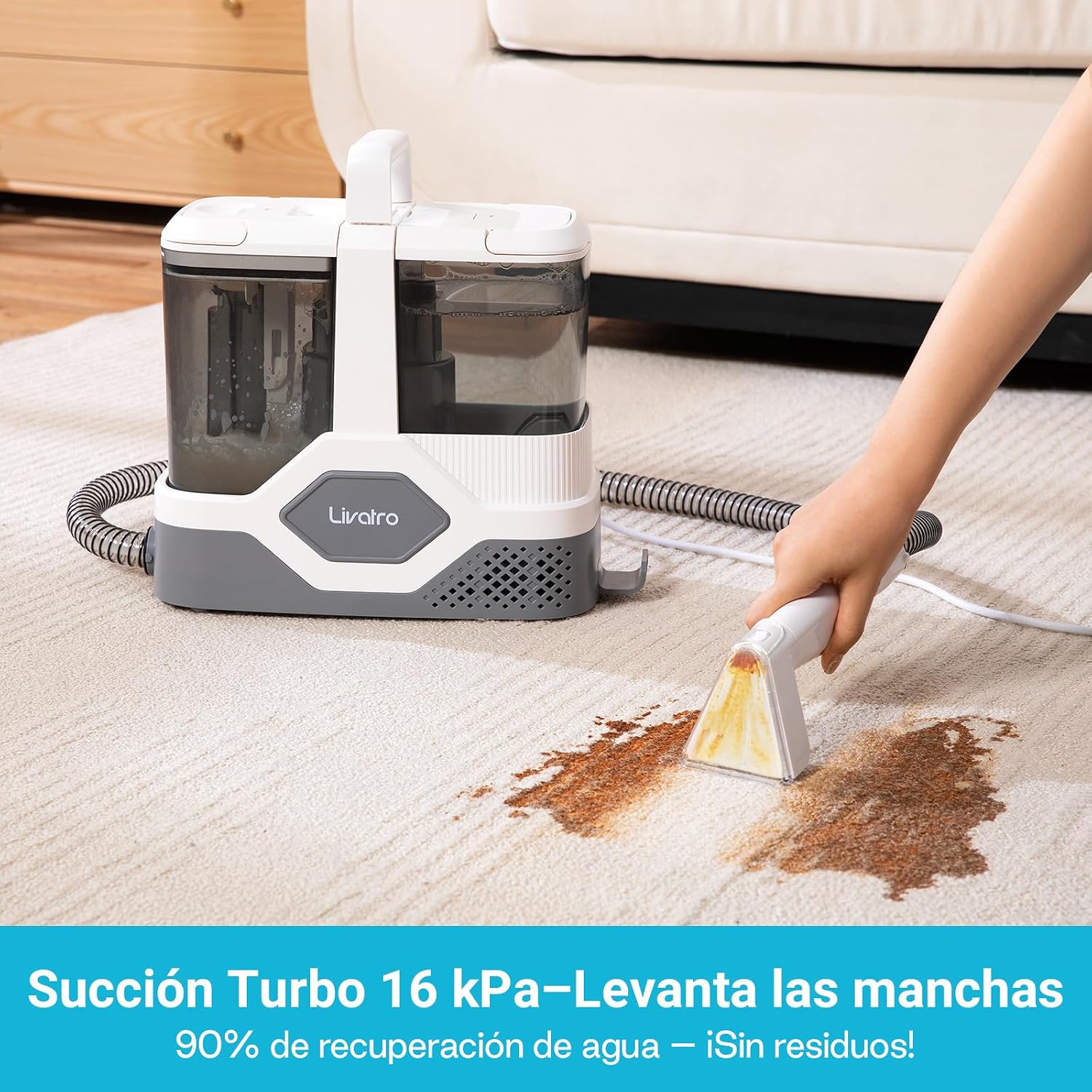 Thumbnail 2 de Livatro aspiradora de agua tapicería 600W 16kPa