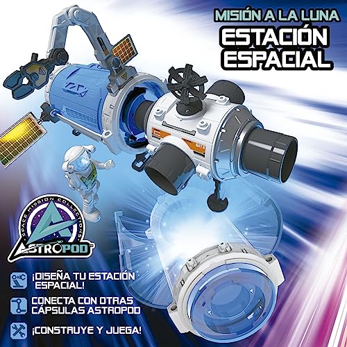 Detalle de Educa 41344 Misión a la Luna, estación modular 31 piezas 🚀