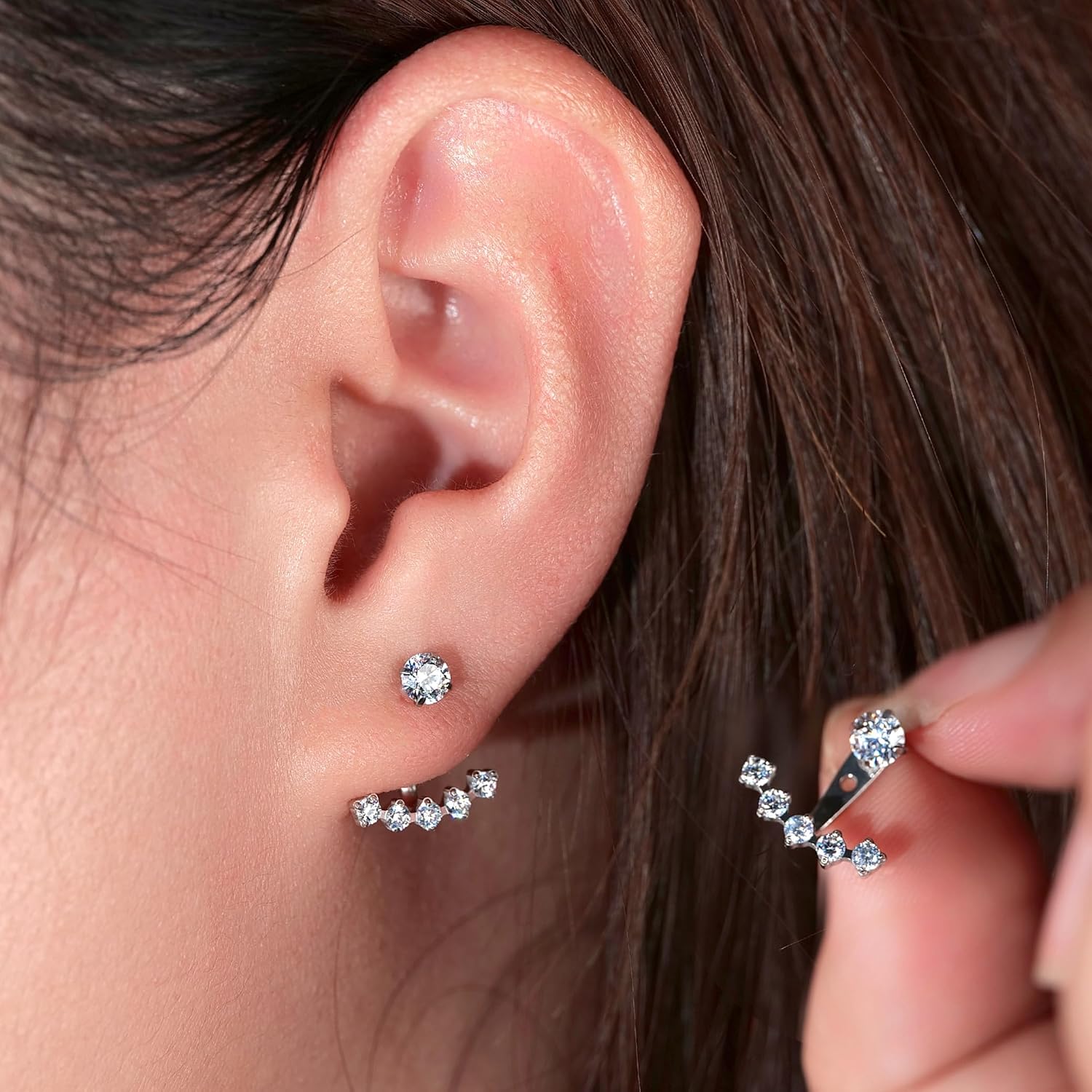 Detalle 2 de Limerencia G23 boucles d'oreilles en titane hypoallergéniques