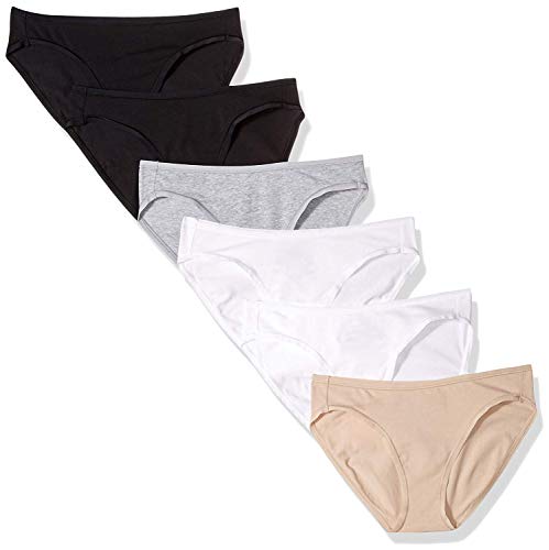 Detalle de Amazon Essentials Slip bikini in cotone da donna, confezione da 6, taglia 44