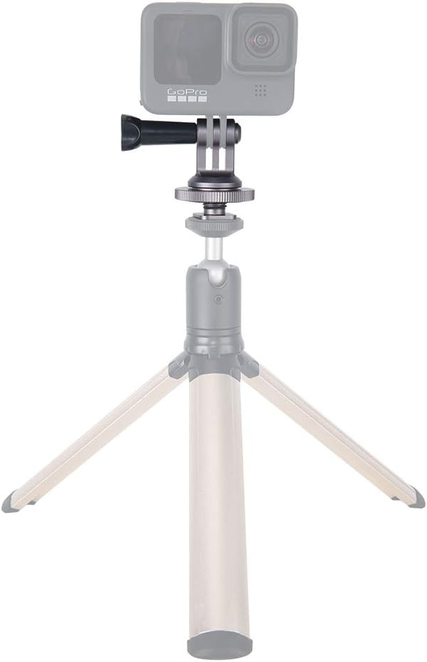 Detalle 2 de NICEYRIG tripod mount adapter (1/4 thread & cold shoe) for action cameras