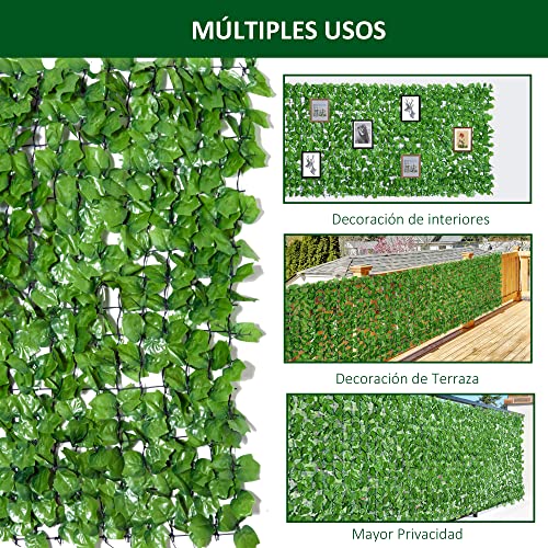 Detalle 2 de Outsunny Seto Artificial 3x1 m 🎍