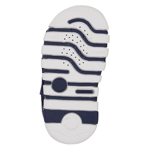 Detalle 2 de Geox B Iupidoo Sandal azul marino rojo talla 7 UK