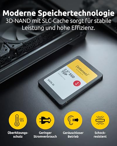 Thumbnail 4 de Intenso 2.5 Inch SSD SATA III Top Performance 256 GB