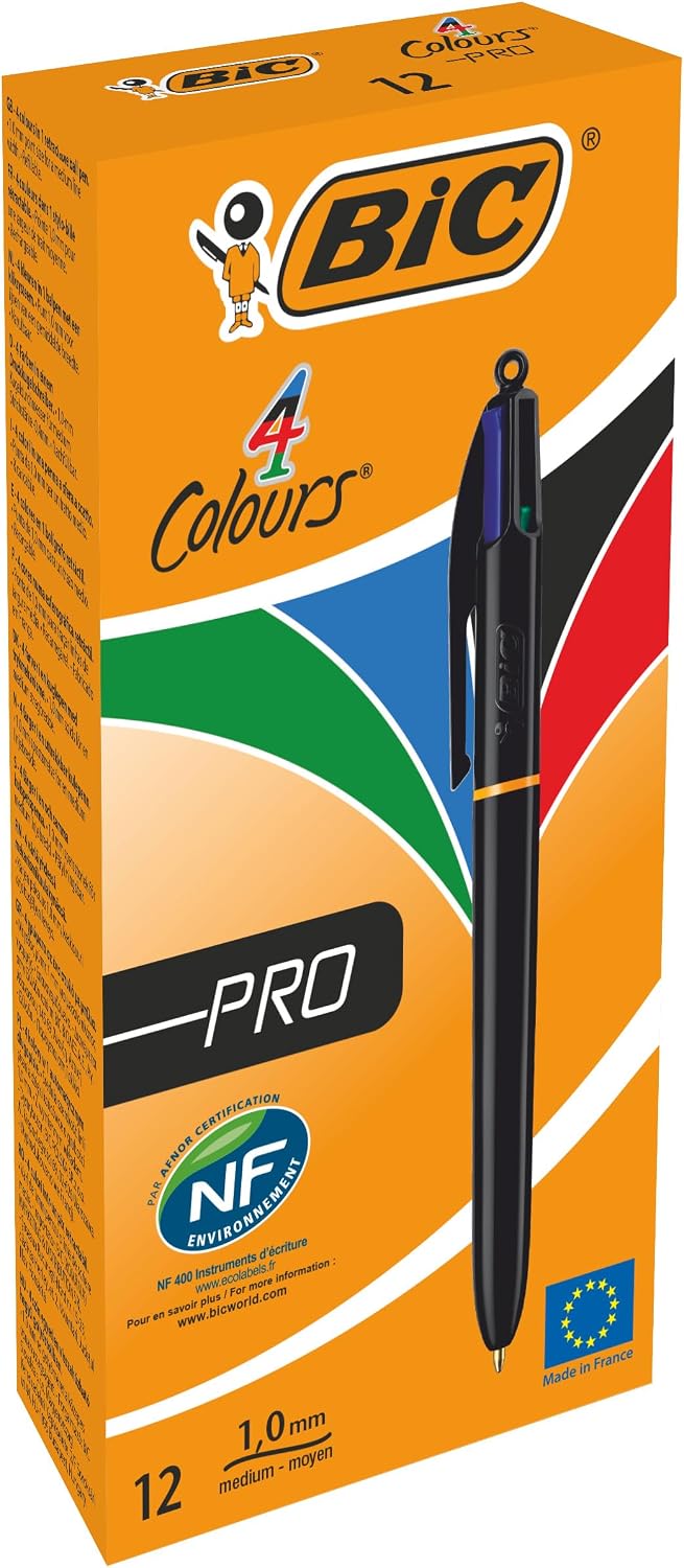 Thumbnail 1 de BIC 4Colori Pro Penne 4 Colori a Scatto