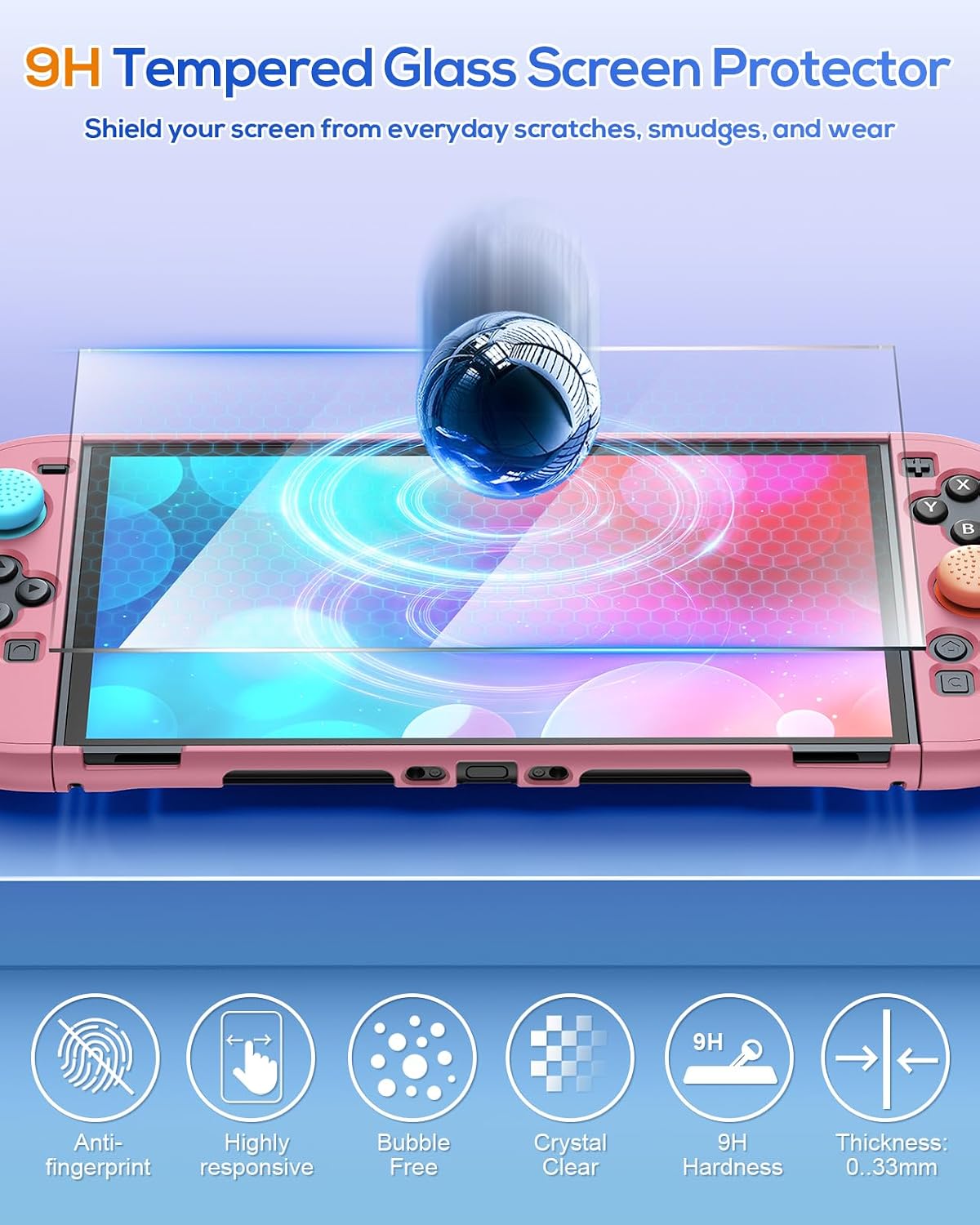 Detalle de FYOUNG Dockable Schutzhülle für Nintendo Switch 2 – abnehmbares Hartschalen-Set mit Joy-Con-Schutz