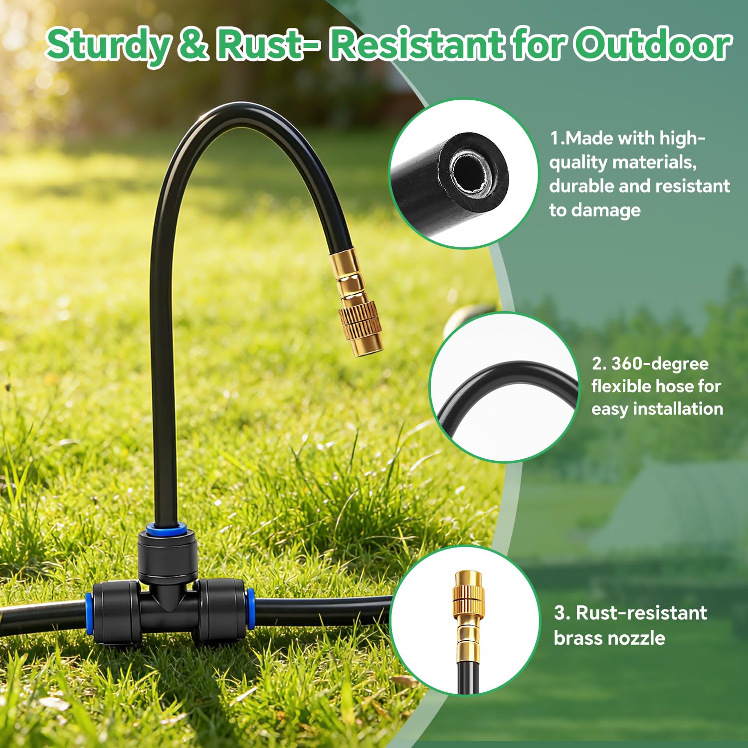 Thumbnail 6 de Drip Irrigation System, 120 ft