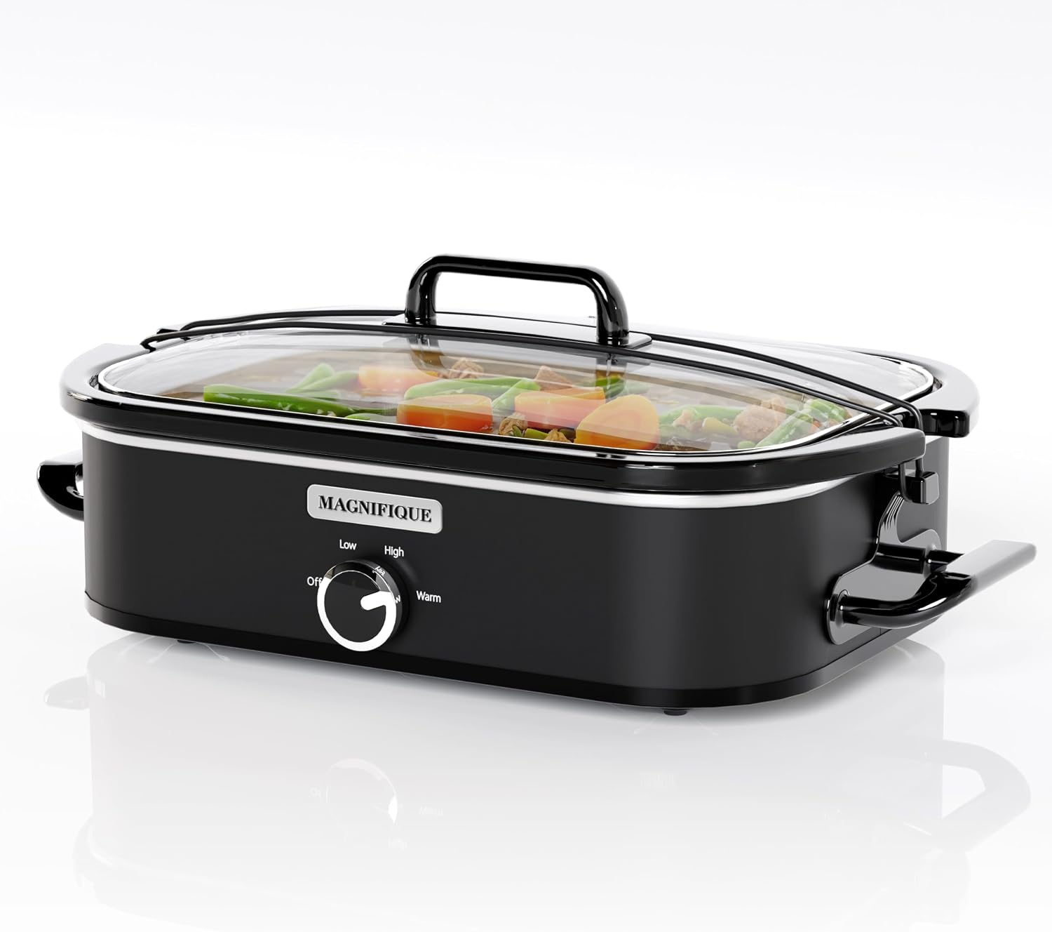 Detalle de MAGNIFIQUE 4-Quart Slow Cooker for Families 🍲