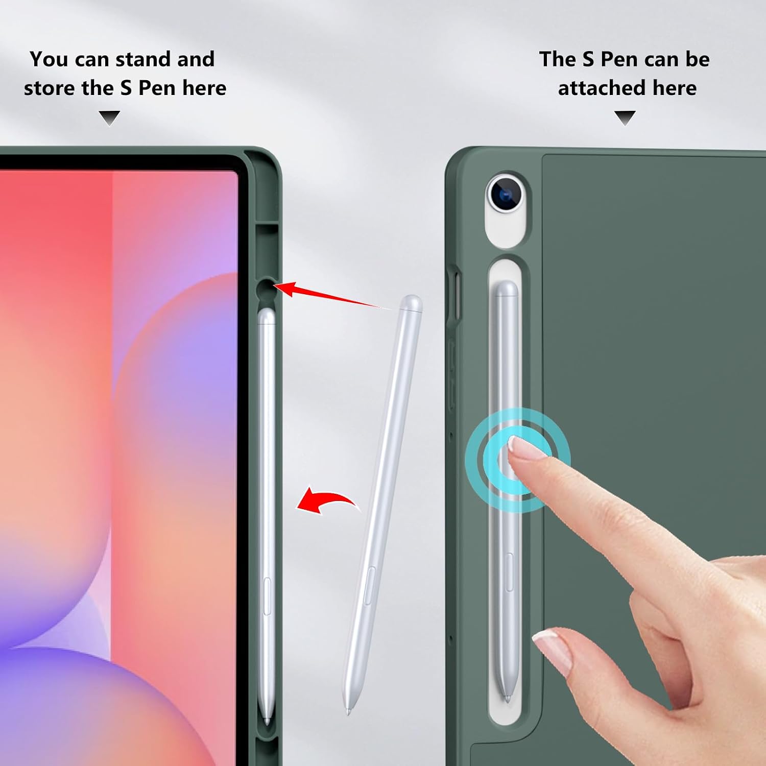 Detalle de ProCase Smart Case Galaxy Tab S10 Lite 10.9" tablet cover 🧑