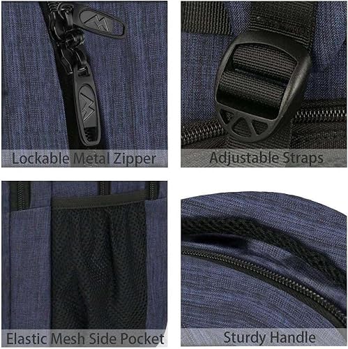 Detalle 2 de MATEIN Mochila 15.6 con USB antirrobo