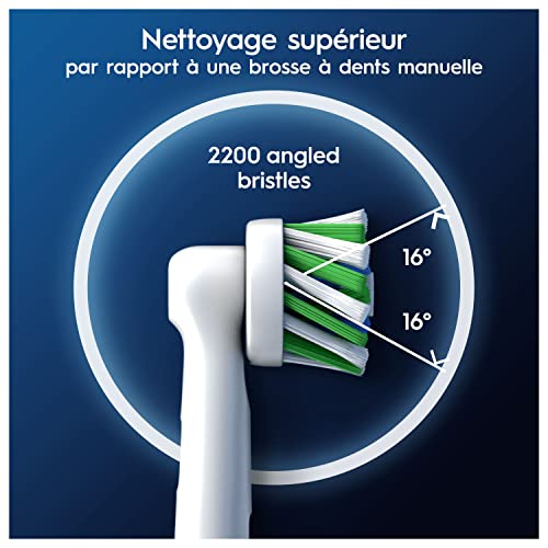 Thumbnail 6 de Oral-B Brossettes de Rechange Cross Action (lot de 8, Blanches) — compatibles avec les brosses électriques Oral-B