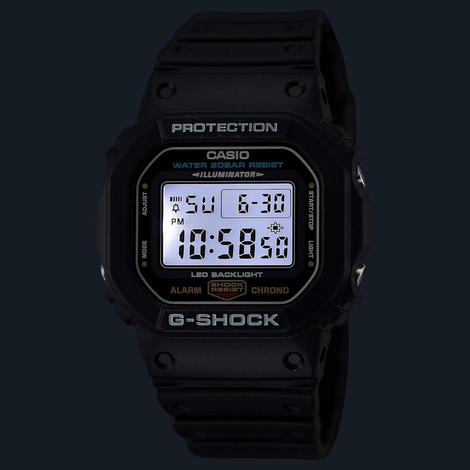 Thumbnail 2 de G-Shock DW-5600UE-1ER: reloj de resina para hombre