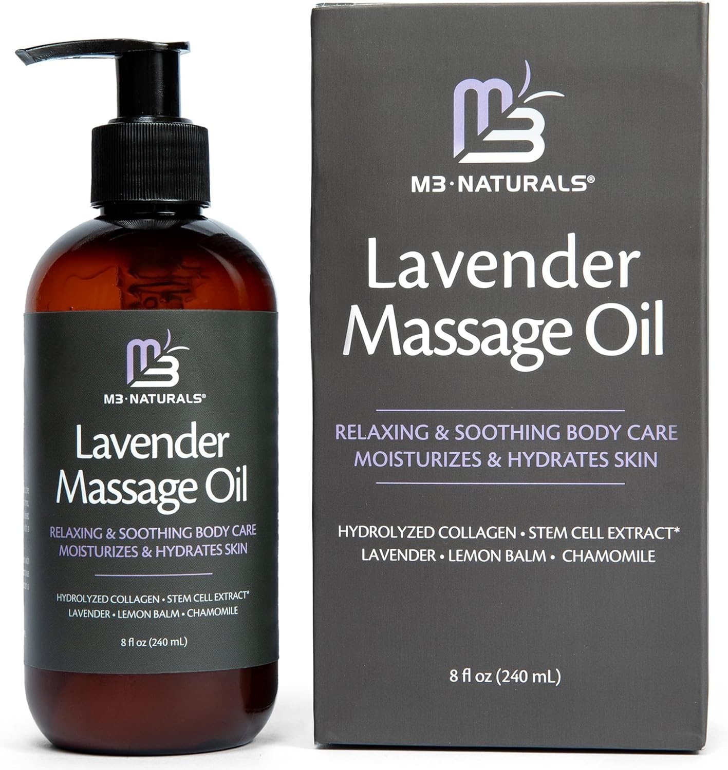 Detalle 2 de M3 Lavender Massage Oil 8 fl oz