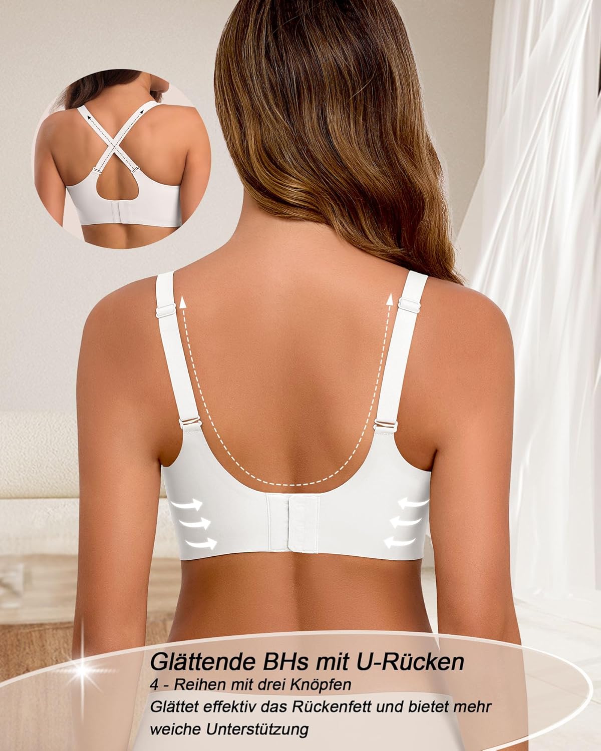 Thumbnail 3 de HORISUN Ohne Bügel Bralette V-Ausschnitt