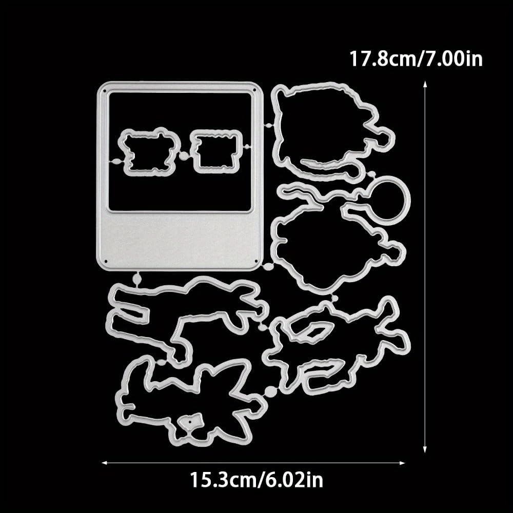 Detalle de LZBRDY Clear Stamp and Metal Die Set