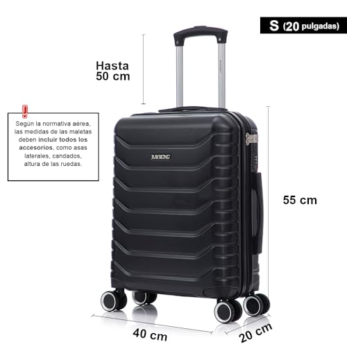Detalle de RAYKONG Maleta cabina 40L 4 ruedas