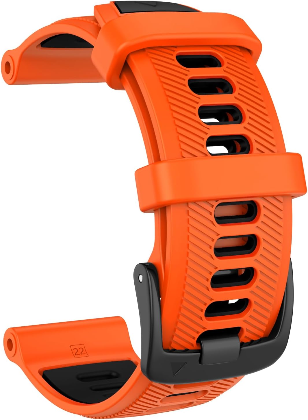 Detalle de ISABAKE 22mm silicone watch strap for Garmin Forerunner 965/955 (and Forerunner 945/935, Fenix 5)
