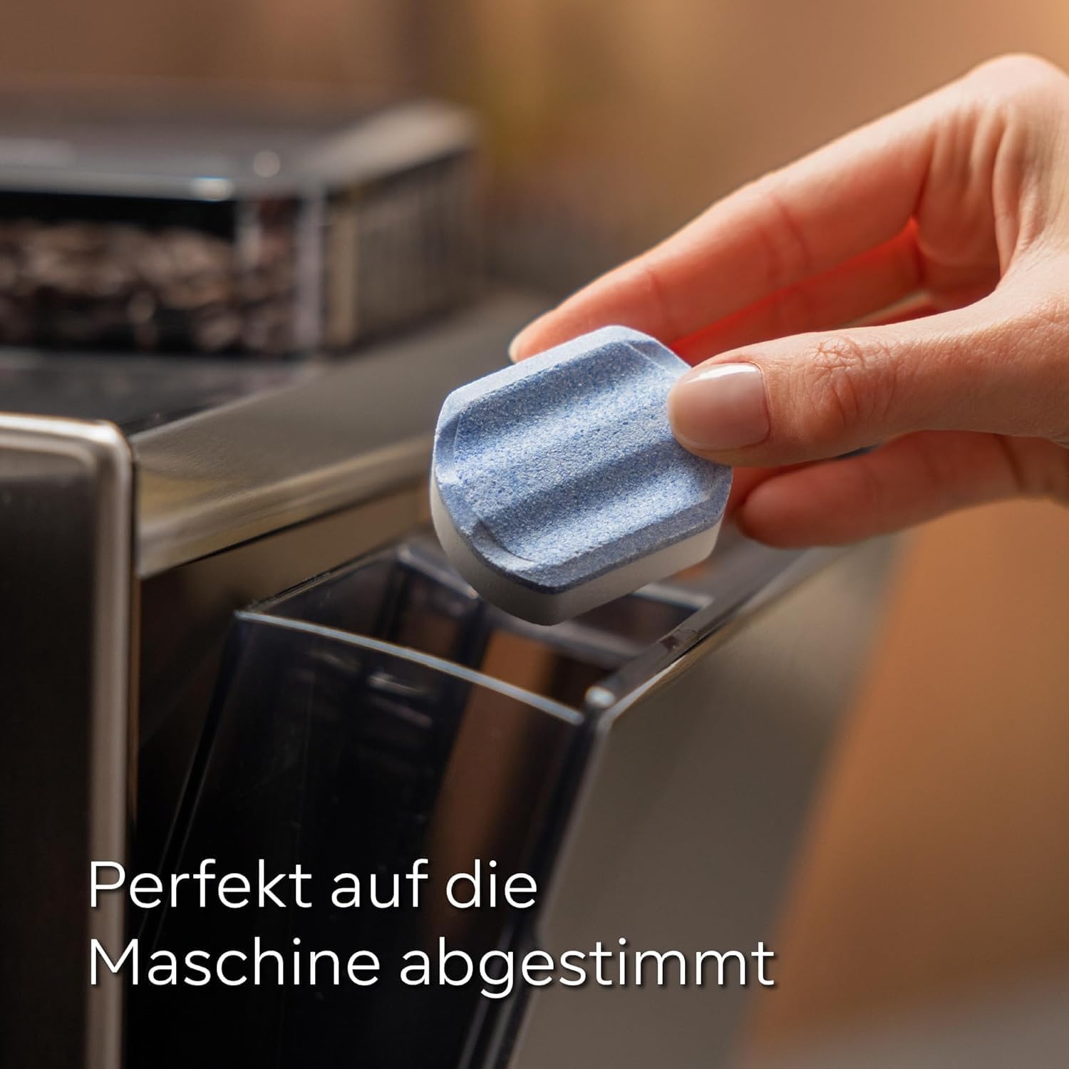 Detalle de Siemens Entkalkungstabletten, 3 Stück – kompatibel mit EQ-Reihe und Einbauvollautomaten