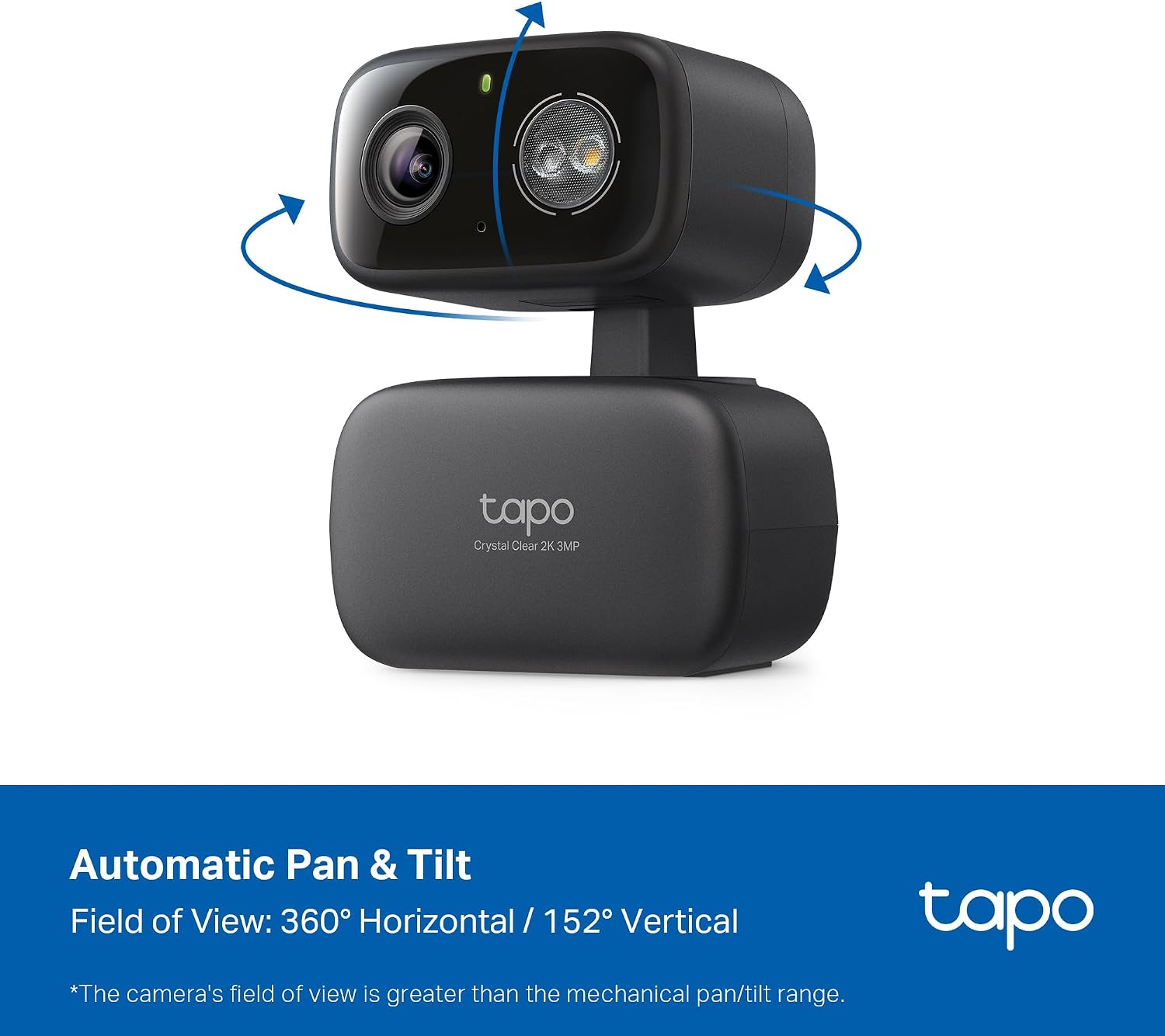 Detalle 2 de Tapo 2K Pan/Tilt Security Camera 360°