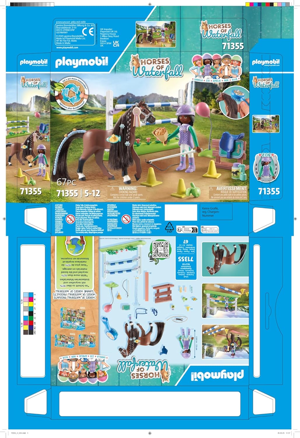 Thumbnail 8 de PLAYMOBIL Horses of Waterfall 71355 🐴 Juego de caballos y entrenamiento