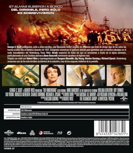 Detalle 2 de Hindenburg (BD) en Blu-ray de Universal