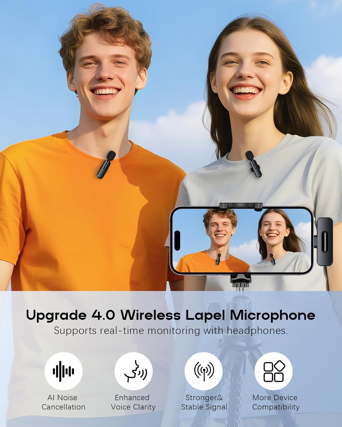 Detalle 2 de 2-Pack Lavalier Microphone for iPhone